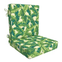 2-Piece Marconi Leaf Outdoor Deep Seat Cushion