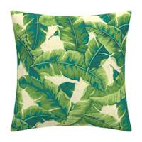 Marconi Leaf Square Oversized Outdoor Throw Pillow, 20"