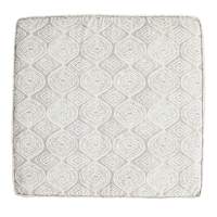 Grey Patna Geo Outdoor Deep Seat Cushion