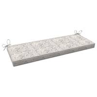 Grey Patna Geo Outdoor Bench Cushion