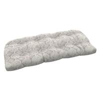 Grey Patna Geo Outdoor Wicker Settee Cushion