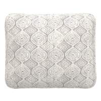Grey Patna Geo Outdoor Corded Back Cushion