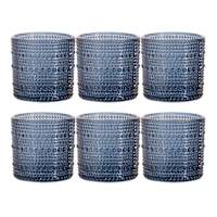 Set of 6 Spectra Navy Blue Shot Glasses, 2oz