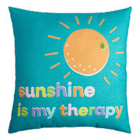 Oh Joy! Sunshine Therapy Outdoor Throw Pillow, 18"