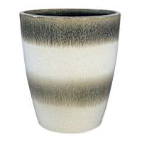 Anisa Brown & White Outdoor Planter, Large