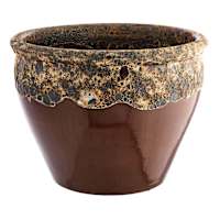 Dallas Brown Outdoor Planter, Large