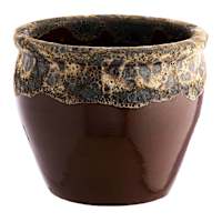 Dallas Brown Outdoor Planter, Small