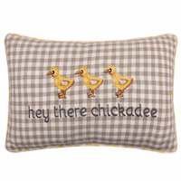 Hey There Chikadee Easter Throw Pillow, 14x20