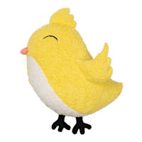 Bunny Brights Chick Shaped Plush Throw Pillow, 4x18