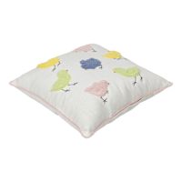 Homespun Easter Multicolor Chicks Throw Pillow, 18"