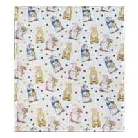 Homespun Easter Gnome Printed Throw Blanket, 50x60