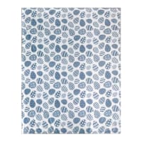 Blue Eggs Printed Plush Throw Blanket, 50x60