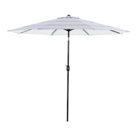 Calisto Pinstripe Crank & Tilt Round Patio Umbrella, 9'