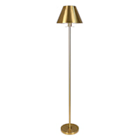 Gold Metal Floor Lamp 63In