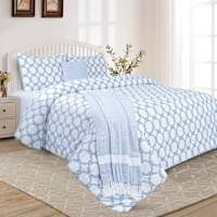 Providence 5-Piece Link Trellis Printed Comforter Set, King