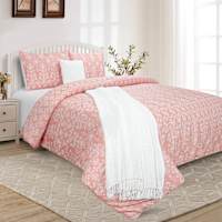 Honeybloom 5-Piece Floral Print Comforter Set, King