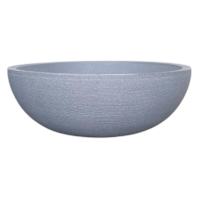 Japi Charcoal Linea Low Bowl Outdoor Planter, 35"