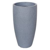Japi Charcoal Slim Conic Outdoor Planter, Small