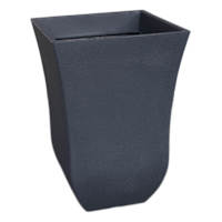Japi Valencia Black Tall Outdoor Planter, Medium