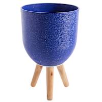 Sunny Club Blue Planter, 16"