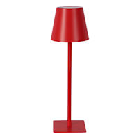 Red Indoor & Outdoor USB Portable Rechargeable Lamp