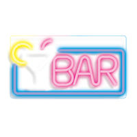 Cocktail Bar Acrylic Neon Sign