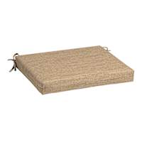 Neutral Tempo Grain Premium Outdoor Square Seat Cushion