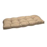 Neutral Tempo Grain Premium Outdoor Wicker Settee Cushion