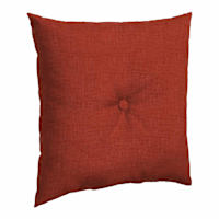 Red Cinnamon Premium Woven Outdoor Tufted Back Cushion