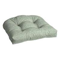 Spa Blue Premium Woven Outdoor Wicker Seat Cushion