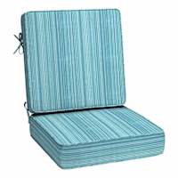 2-Piece Sea Breeze Premium Woven Deep Seat Cushion