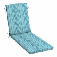 Sea Breeze Blue Premium Woven Outdoor Chaise Lounge Cushion