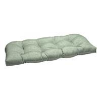 Spa Blue Premium Woven Outdoor Wicker Settee Cushion