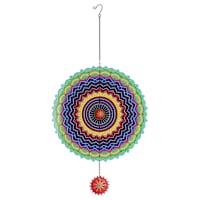 Purple Metal Wind Spinner, 24"