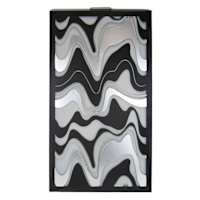 Metal Waves Solar Outdoor Wall Decor, 25"