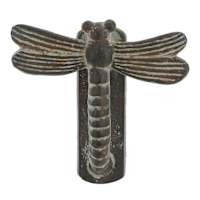 Honeybloom Metal Dragonfly Door Knocker, 4"