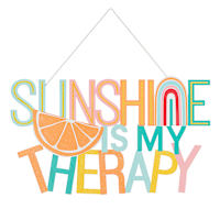 Oh Joy! Sunshine Therapy Wall Decor, 16"