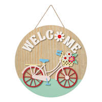 Sunny Club Bicycle Outdoor Wall Decor, 16"