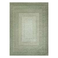 (B893) Green Ombre Flatweave Area Rug, 5x7