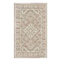Linen Medallion Tapestry Outdoor Accent Rug, 27x45