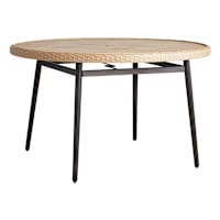 Paloma Patio Dining Table with Rustic Grey Top