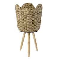 Scallop Edge Plant Stand, Small