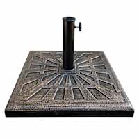 Brown Square Umbrella Base, 42lb