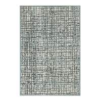 Grayson Knitted Abstract Sage Washable Micropoly W/Gel Latex Back 24X36