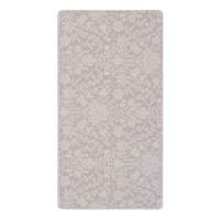 Neutral Floral Embossed Edge Anti-Fatigue Kitchen Mat, 20x39