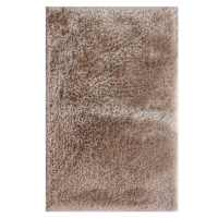 Beige Textured Tufted Shag Accent Rug, 27x45