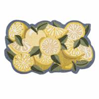 Summerton Lemons Shaped Hook Tufted Accent Rug, 27x45