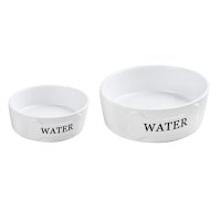 64oz Ceramic Water Dog Bowl L
