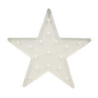 LED White Star, 15"
