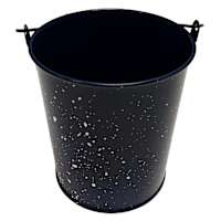 Blue Metal Bucket, 4"